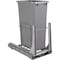 Hardware Resources Wire Single 50qt Trashcan Pullout with Soft-close Slides WC-EMBM-S50G - alternate 1